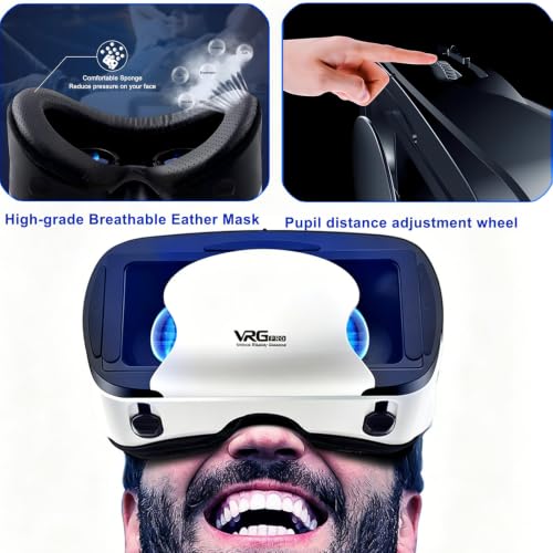 Virtual Reality Headset for Phone with Controller, 3D VR Glasses - Image 6