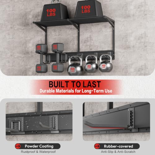 Garage Wall Organizer with Storage Shelves, 32" Garden - Image 6