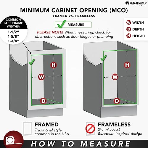 Rev-A-Shelf Sliding Valet Rod for Closets, Min Opening of 14"W - Image 4