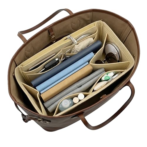 Felt Purse Organizer Insert, Lightweight Multi Pocket Shape - Image 7