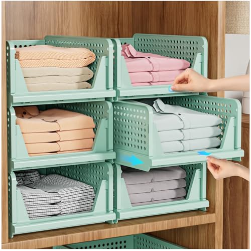 5 Pack Closet Organizer Basket, Closet Organizers and Storage - Image 2