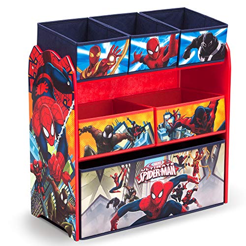 Delta Children Multi-Bin Toy Organizer, Marvel Spider Man - Image 2