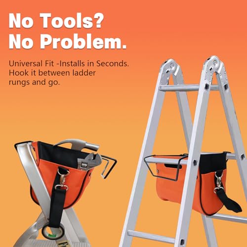 Ladder Tool Pouch Organizer – Heavy Duty Ladder Accessory - Image 6