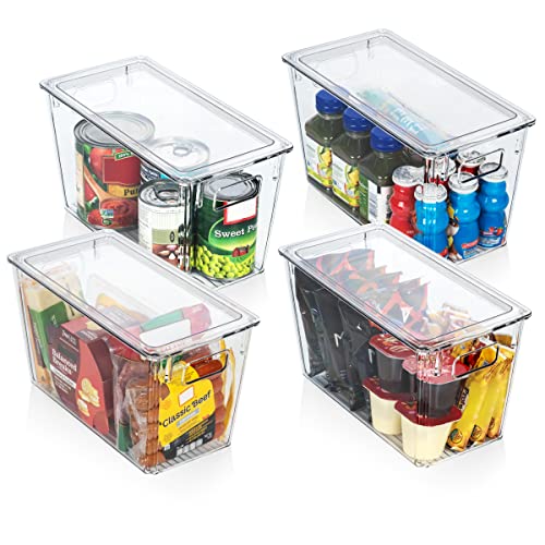 ClearSpace Plastic Storage Bins with Lids for Pantry & Fridge, 4 - Image 4