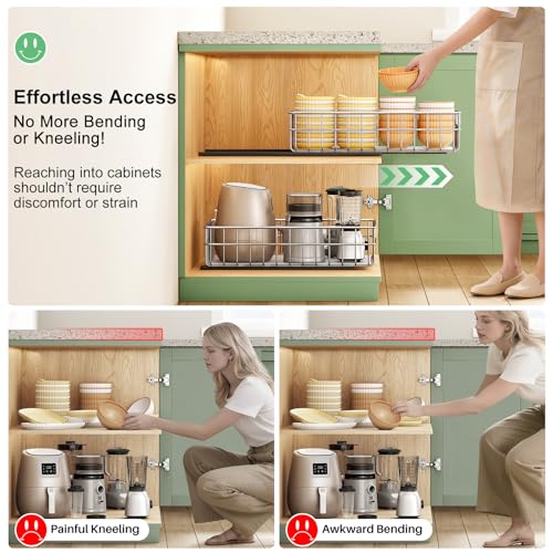 Stainless Steel Pull Out Cabinet Organizer(11.8"W x | All Products - Image 6