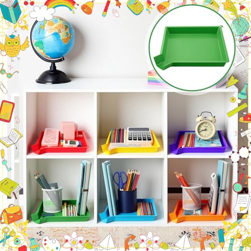 Reallnaive 24 Pcs Plastic Art Sorting Funnel Trays, Bright Color - Image 6