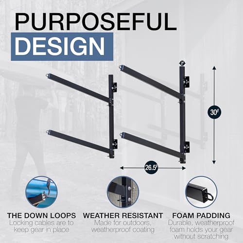 StoreYourBoard Kayak Storage Rack Wall Mount, Holds 2 Kayaks - Image 3
