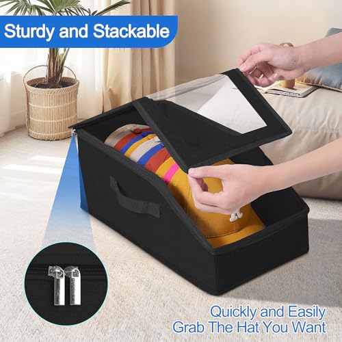 Dofilachy Hat Organizer for Baseball Caps, Stackable Hat - Image 5