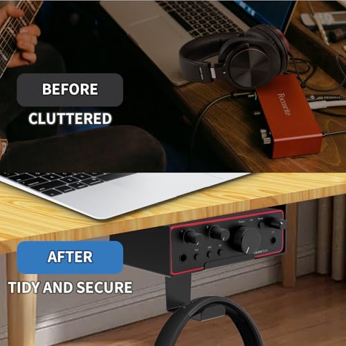 Under Desk Mount for Focusrite Scarlett Solo 3rd Gen/Solo - Image 6