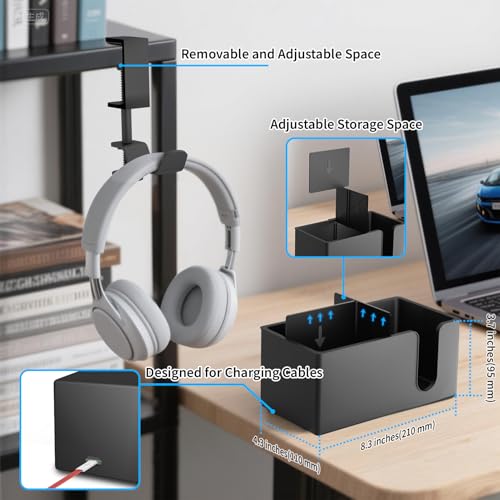 Anti-Spill Large Desk Cup Holder Clamp, Pencil Holder & - Image 5