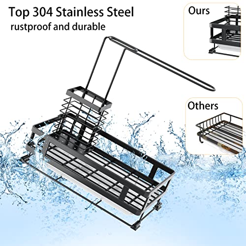 Godboat Kitchen Sink Organizer with Brush Rack - Sink Caddy - Image 6