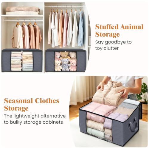 Fab totes 6 Pack Storage Bags for Clothes Blanket Storage Bins - Image 7