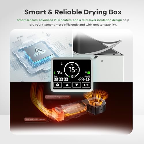 Creality Space Pi X4L Filament Dryer, 4 Spools 3D Printer - Image 7