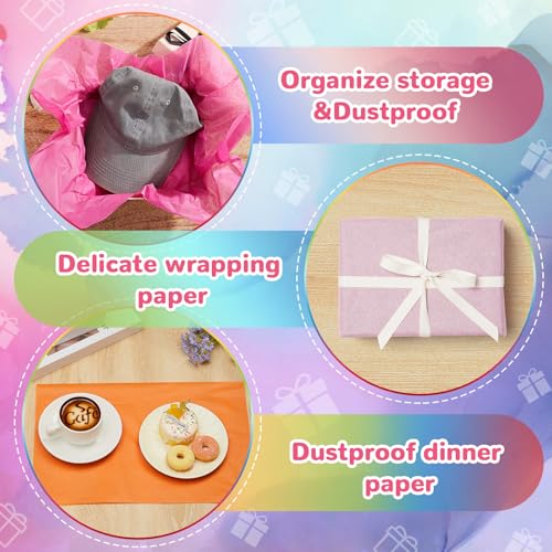 500 Sheets Christmas Colorful Tissue Paper Bulk 15 x 20 Inch - Image 7