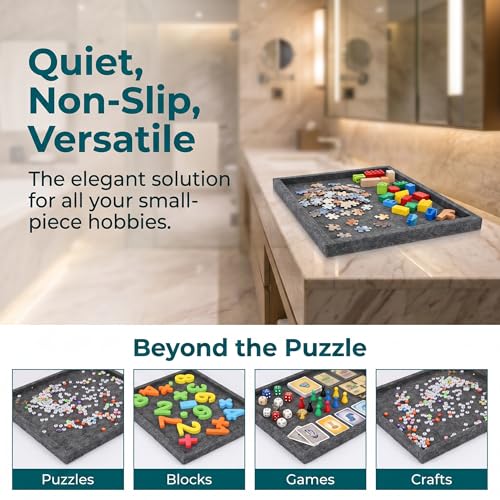 Abaodam 6PCS Felt Puzzle Sorting Trays Jigsaw Puzzle - Image 5