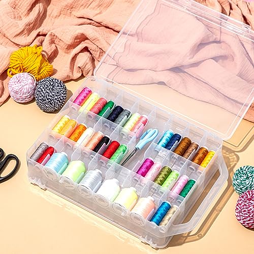 Mifoci 2 Pcs 46 Grids Thread Holder, Double Sided Sewing - Image 6