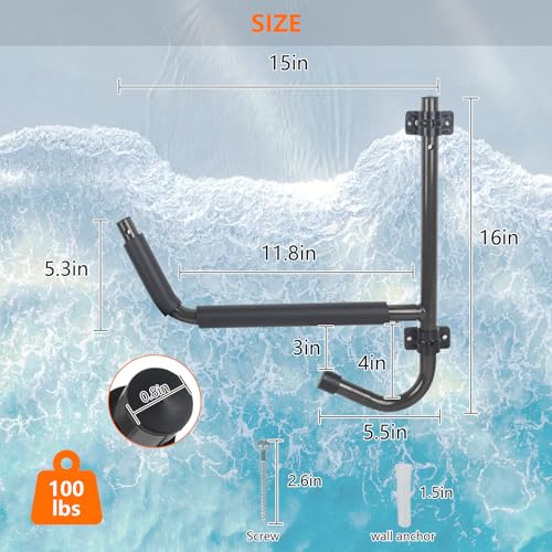 Pack Kayak Storage,15” Folding Kayak Storage Rack - Image 3