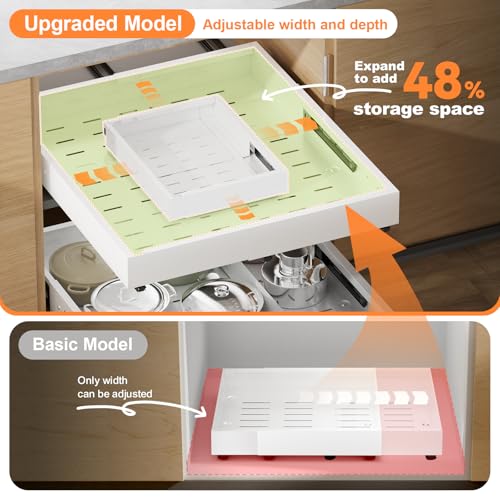Pull out Cabinet Organizer Expandable W(12"-20") - Image 3