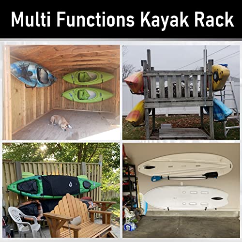 Kayak Storage Hook, Heavy Duty Steel Kayak Storage Rack - Image 5