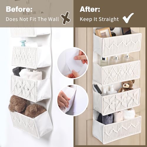 janebeauties Over the Door Organizer Macrame Boho Nu | All Products - Image 4