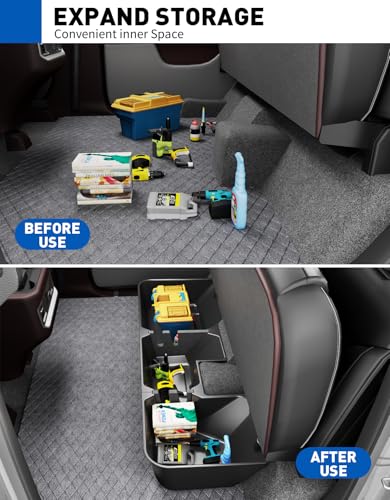 Under Seat Storage Box For 2019-2026 Dodge Ram 1500 Crew Cab - Image 4