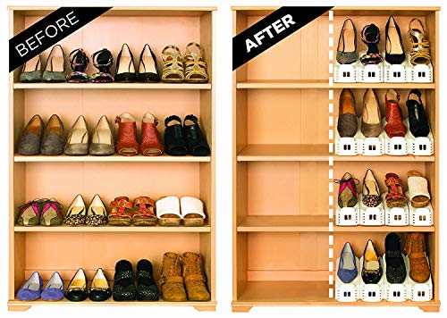 Shoe Slotz Space-Saving Storage Units in Ivory | As Seen on TV | - Image 5