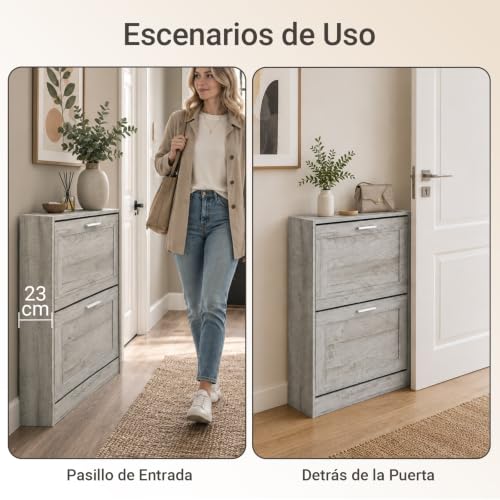 Haotian Enclosed Shoe Rack for Entryway - Image 5