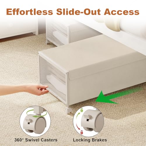 2Pack Under Bed Storage Containers,12 inch Height,31 inch Long - Image 5