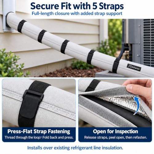 HVAC Line Set Cover, 72 x 10.2 in - Image 5