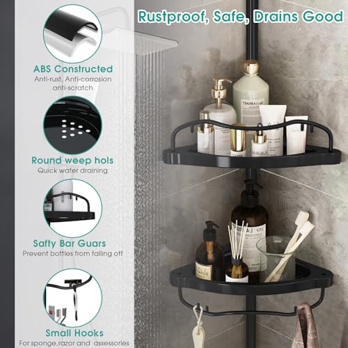 Lilyvane Corner Shower Caddy: Rustproof 125" Tension | All Products - Image 6