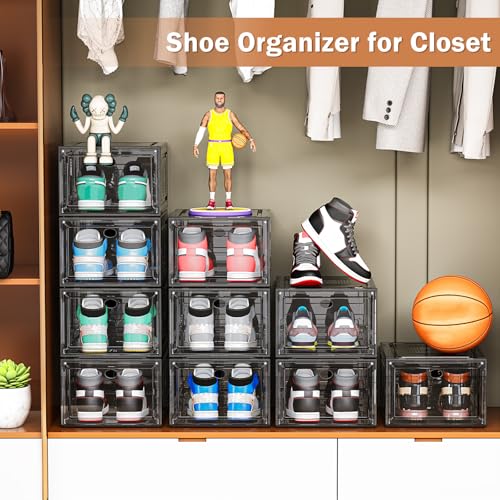 10 Pack Shoe Organizer Stackable - Image 5