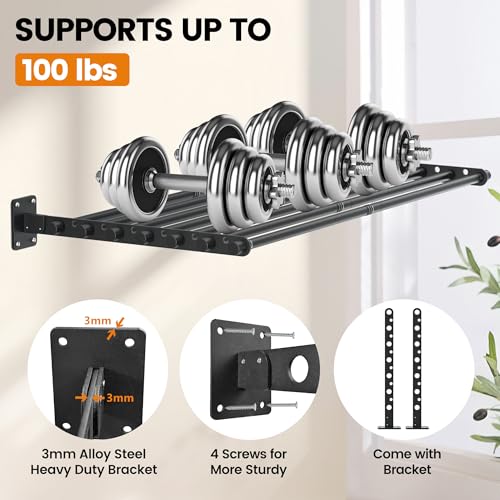 Wall Mounted Clothes Drying Rack 28 Inch – | Laundry & Clothing - Image 5