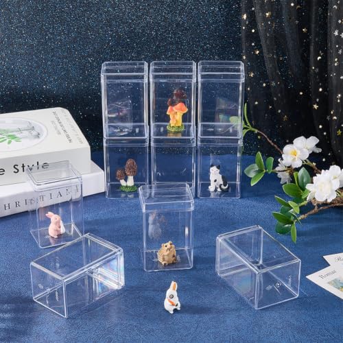 OLYCRAFT 16 Pack Clear Acrylic Display Case for Figures - Image 5