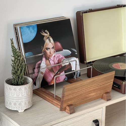 Vinyl Record Holder Stand & Storage Rack - Image 5