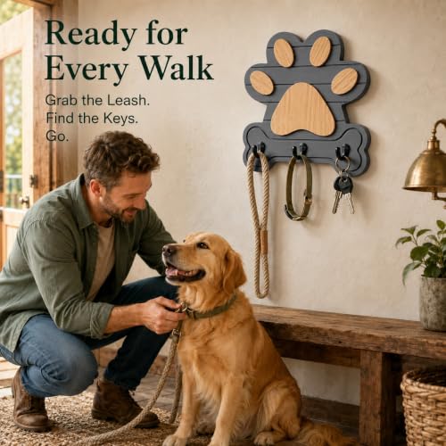 2pcs Dog Leash Holder for Wall, Dog Leash Holder - Image 6