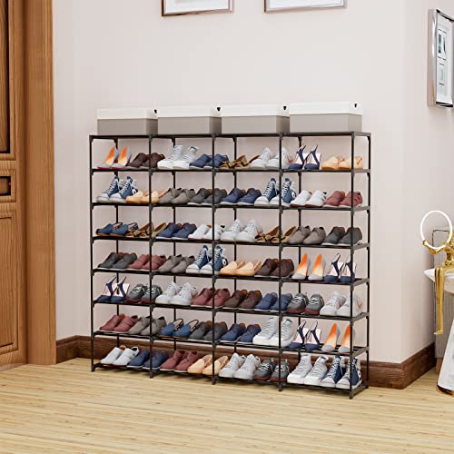 SMILHELTD Large Shoe Rack 4 Row 8 Tier for Entryway | All Products - Image 6