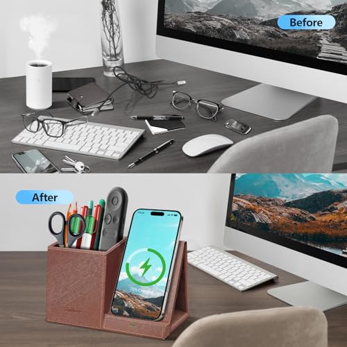 Pen Pencil Holder With Wireless Charger, Multifuncti | All Products - Image 3