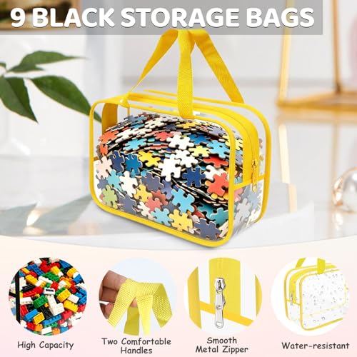 9 Packs Extra Large Toy Storage Bags with Labels, Reusable - Image 4