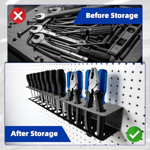 2Pack Screwdriver Organizer Wall Mounted, Heavy Duty - Image 6