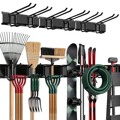 TIDYME Garage Wall Organizer, Shovel Holder Wall Mount - Image 2
