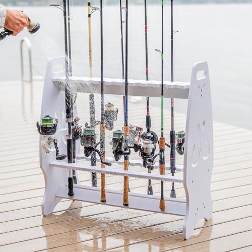 StoreYourBoard Marlin Freestanding Fishing Rod Rack, Holds - Image 4