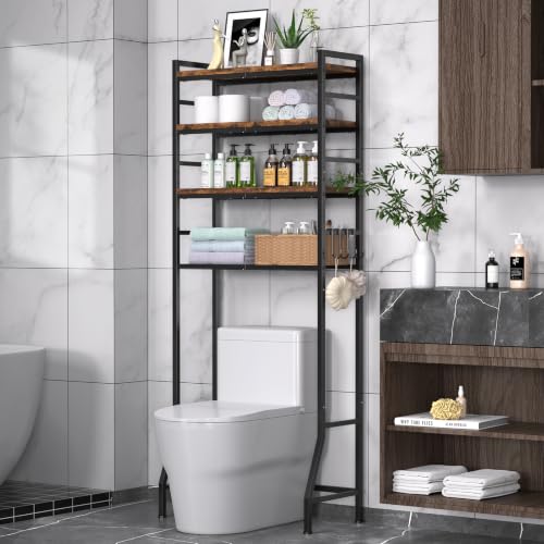 Over The Toilet Storage Rack,4-Tier Over Toilet Bathroom - Image 2