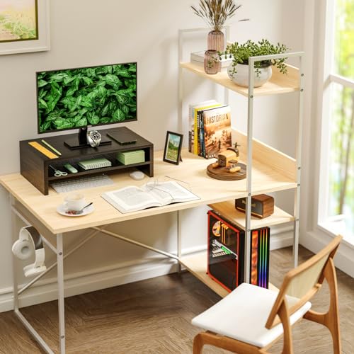 Simple Trending 2-Tier Monitor Stand Riser, Desk Storage - Image 6