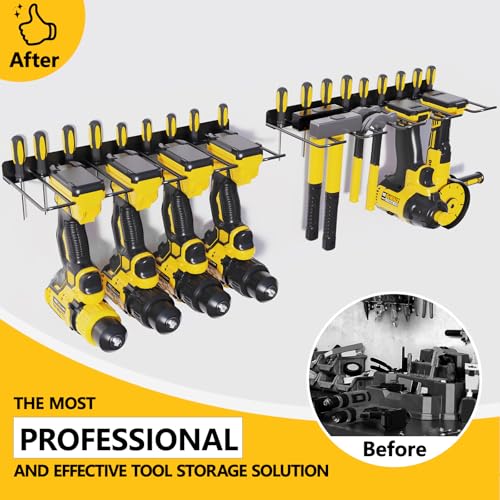 2 Pack Drill Holder, Power Tool Organizer Wall Mount - Image 5