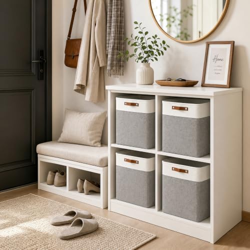 Large Fabric Storage Baskets | 50L Storage Bins | Home Organization - Image 6