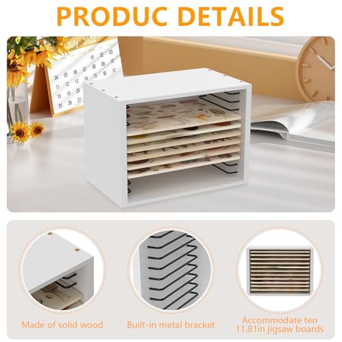 Puzzle Storage Case for Small Puzzle Board Storages White - Image 5