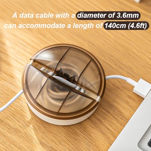 Retractable Cable Organizer - Cord Retractor & Travel Cable - Image 3