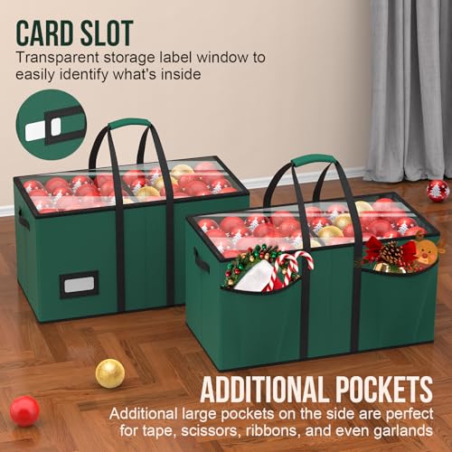 Christmas Ornament Storage Box Store 128-3" Ornaments - Image 7