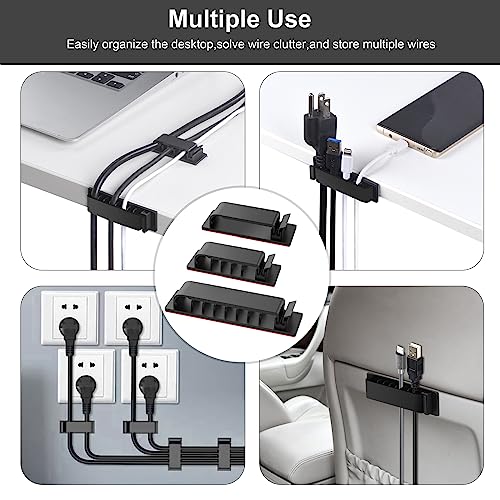 Cable Management Clips, 20Pcs Cord Organizers Wire C | All Products - Image 7