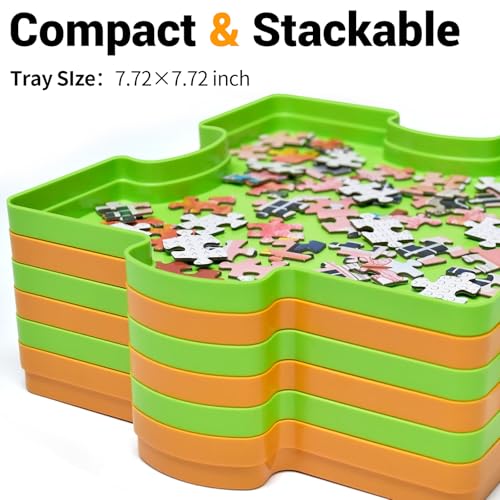 6 Stackable Puzzle Sorting Trays, Fit 1000/2000/5000 - Image 6